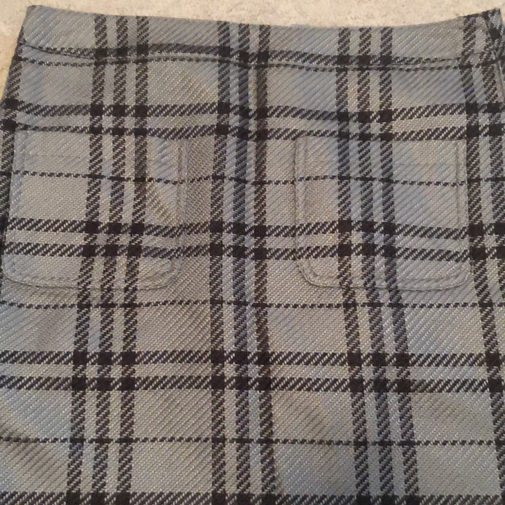 J. Crew Lined Plaid Skirt - Picture 2 of 5